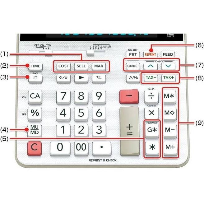 

XD27 Casio Fr-2650RC Kalkulator Printing / Calculator Print Struk Fr2650RC Sale