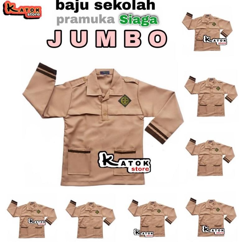 Baju Pramuka Siaga Jumbo Seragam Sekolah Sd Lengan Panjang
