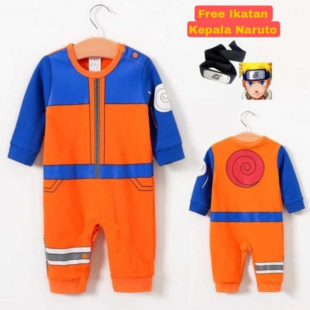 Kostum Baju Anak Naruto Free Ikat Kepala