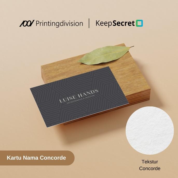 

Diskon!! Kartu Nama / Bussiness Card Premium Concorde Paper