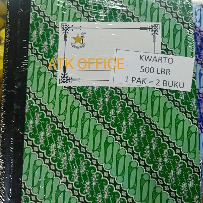 

Diskon!! Buku Tulis Quarto 500 Lembar Bintang Obor