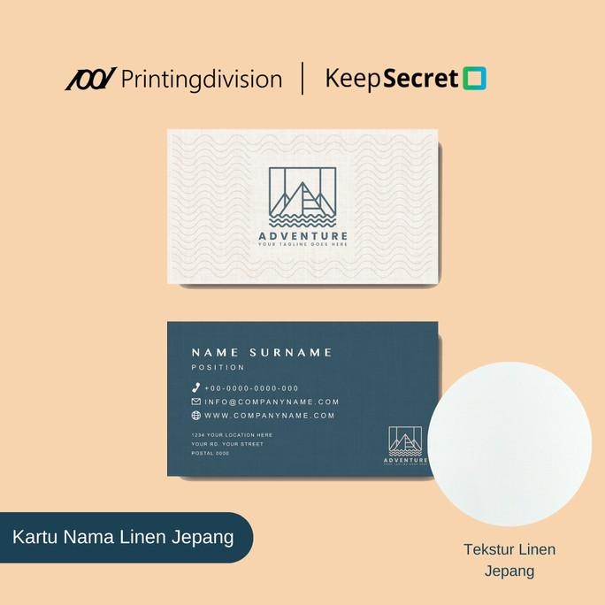 

New!! Kartu Nama / Bussiness Card Premium Linen Jepang