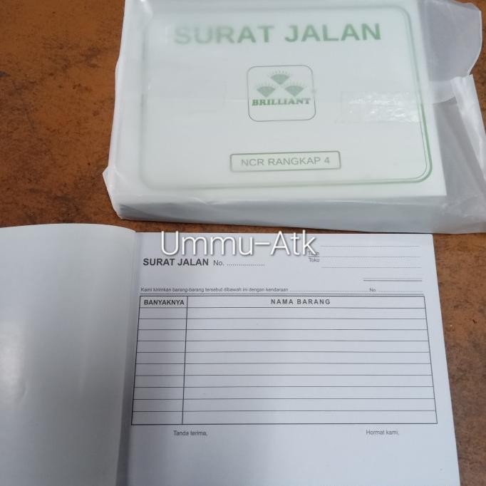 

New!! Surat Jalan Rangkap 4 Ply Besar