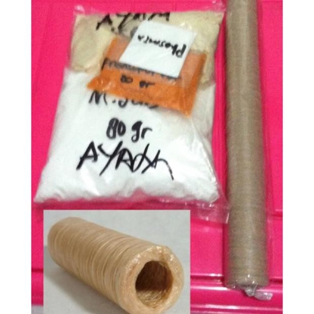 

Paket tepung sosis Frankfurter rasa ayam plus casing kolagen clr 18