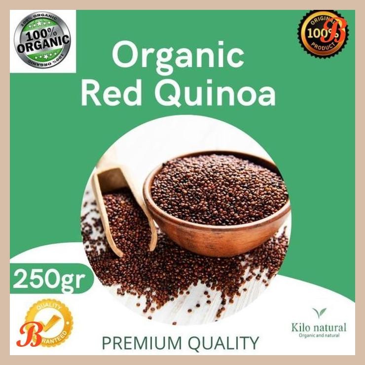 

| RMP | ORGANIC RED QUINOA 250GRAM