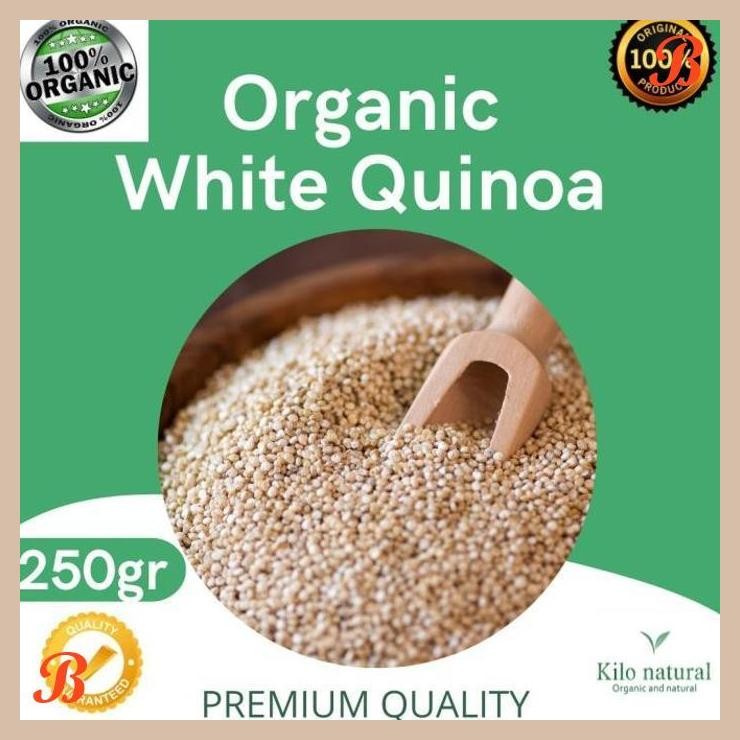 

| RMP | ORGANIC WHITE QUINOA 250GRAM