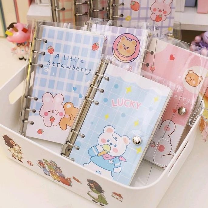 

Diskon!! Buku Binder 6 Ring Ukuran A6/ Buku Binder Stiker/ Buku Binder Cute/ Buku Binder Gantungan Kunci/ Buku Binder Beruang/ Buku Binder Kelinci