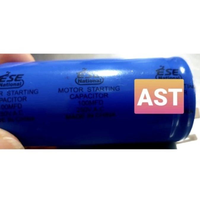 {{{{}}] KAPASITOR DINAMO 100 UF / CONDENSOR 100UF - CAPASITOR / ESE NATIONAL