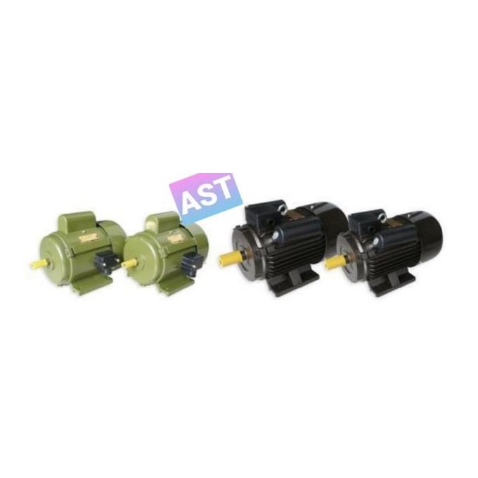 Ready oke] ELECTRO MOTOR 1 PHASE SINGLE PHASE 3/4 HP 2P YC 802-2 DINAMO PENGGERAK BODY SIRIP / EFOS