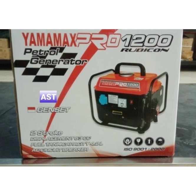 ><><><] GENSET YAMAMAX 1200+FRAME RECOIL STATER WARNA:MERAH