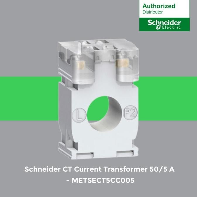 Murah Schneider CT Current Transformer 50/5 A - METSECT5CC005 Non COD