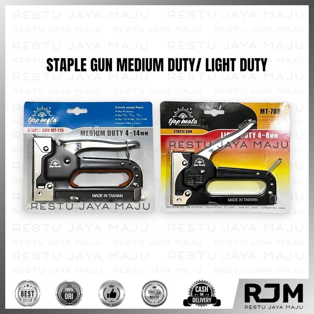 

MATA Staple Gun Light Heavy Duty Staples Tembak Stapler Sofa