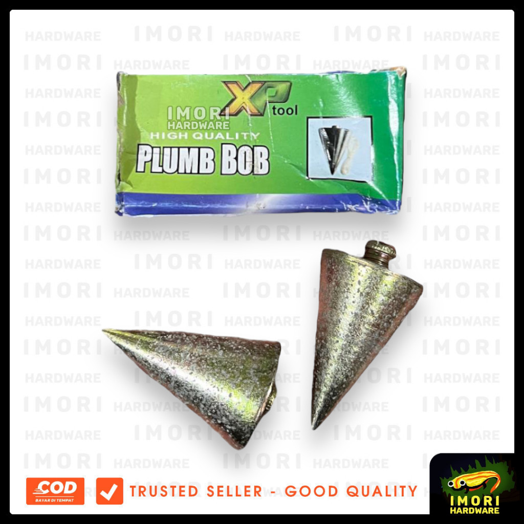XP TOOL Lot Pyramid 100 200 300 400 500gr Lod Tukang Plumb Bob Alat Ukur Bandul im