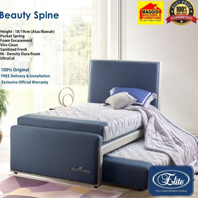 Promo Kasur Elite 2 In 1 Beauty Spine - Elite Springbed