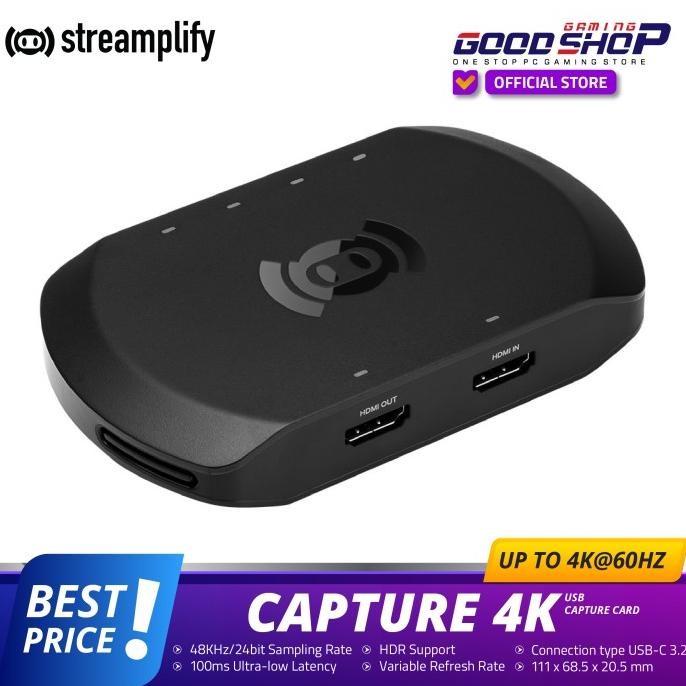 Streamplify Capture 4K Usb Game Capture Card New Stok
