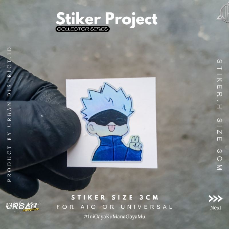 

*PromoTerjangkau* Stiker Hologram Size 3 Cm Aio Or All In One By Urban District Id 4 Garskin Wrap Stiker Premium / X Casing Case COD