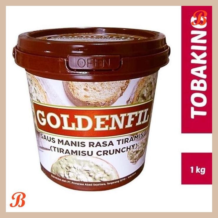 

| RMP | GOLDENFIL TIRAMISU CRUNCHY 1KG SELAI SAUS ASAM MANIS RASA TIRAMIZU