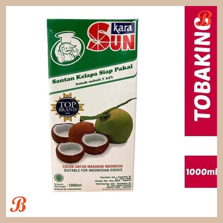 

| RMP | SANTAN INSTAN SUN KARA 1 LITER SANTAN KELAPA SIAP PAKAI 1000 ML