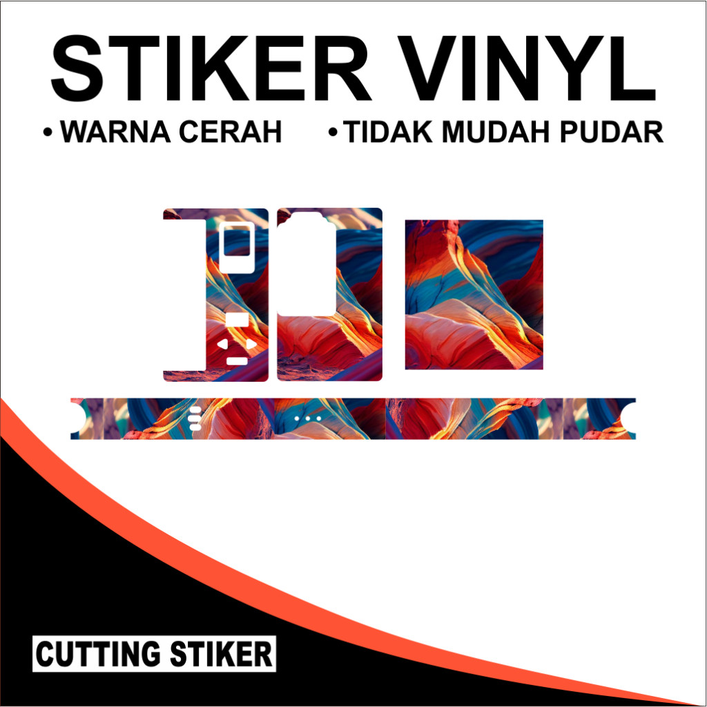 

*PromoTerjangkau* Paketan Stiker B80 Laminasi Doff 21 Garskin Wrap Stiker Premium / X Casing Case COD