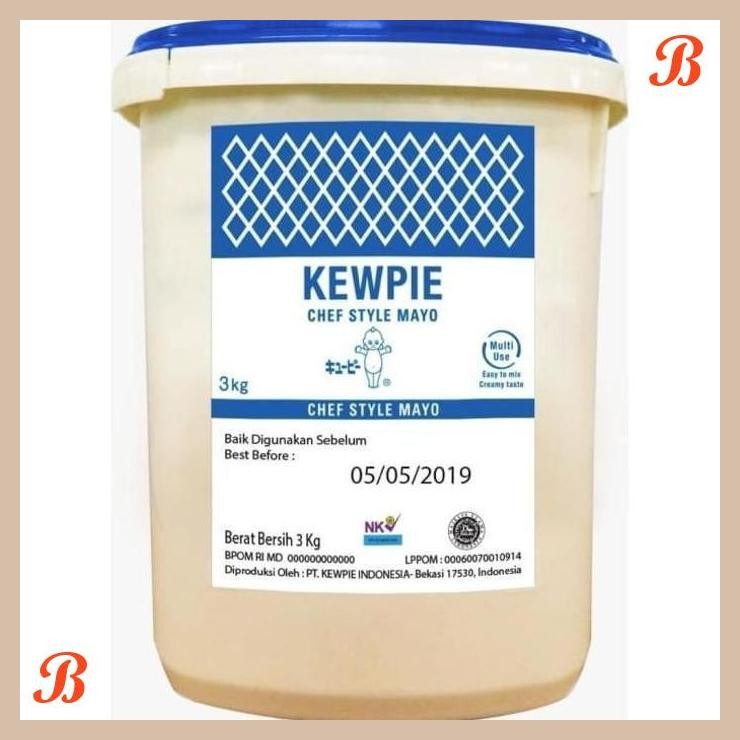 

| RMP | KEWPIE CHEF STYLE MAYO 3KG - SAUS MAYONAISE MAYONNAISE 3 KG PROMO