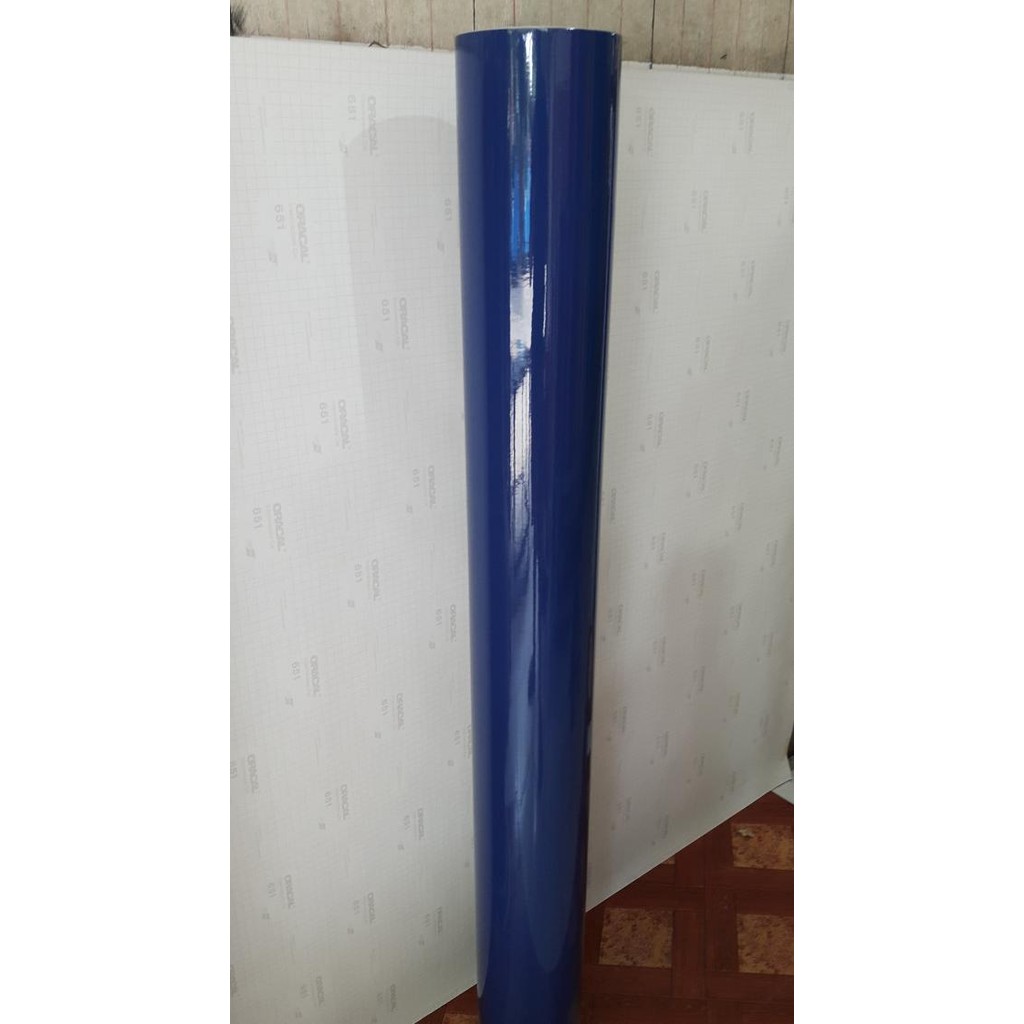 STICKER ORACAL 651 GLOSS 50 DARK BLUE TERBATAS