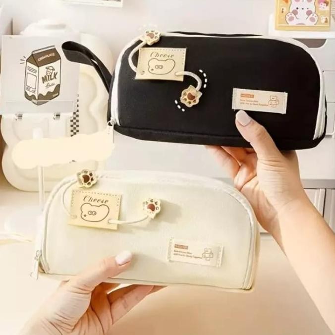 

Diskon!! Tempat Pensil Aesthetic Pencil Case Box Pensil Korea Organizer Box Pensil Cute Kapasitas Besar Muat Banyak