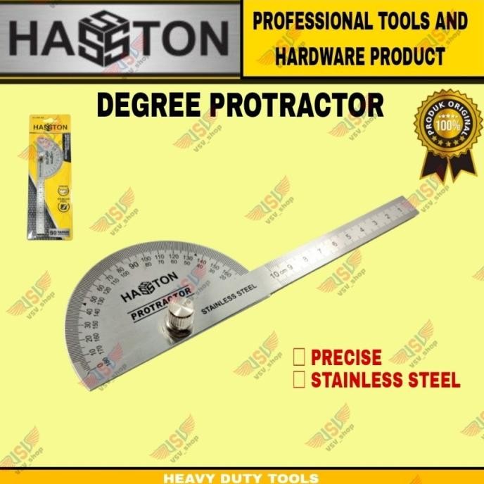 

Diskon!! Hasston Prohex Busur Derajat / Degree Protractor / Penggaris Busur