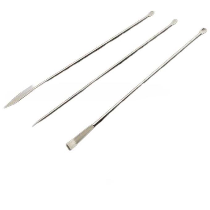 

Promo!! 3Pcs/Set Spatula Laboratorium Stainles 304 Sendok Kimia 20Cm Sendok Kimia Spatula Lab