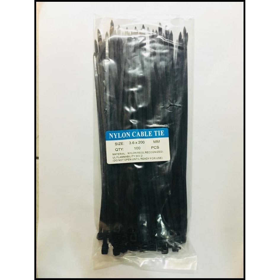 

Kabel Tis Kabel Ties Insulock 200Mm 20Cm Cable Tie Insulok Hitam Nylon
