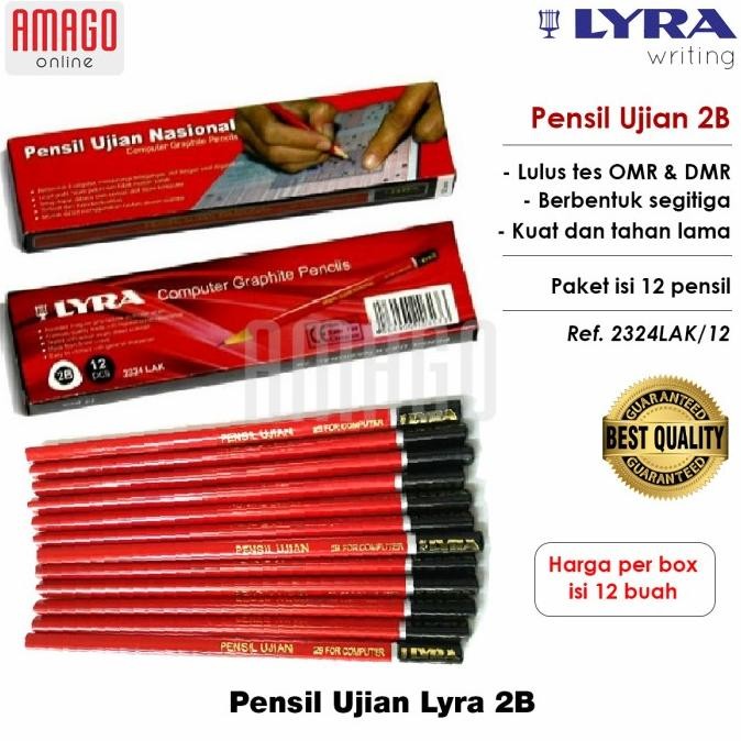 

Diskon!! Pensil Ujian Lyra 2B - Harga Per 12 Buah - 2B Pencils - 2324Lak/12