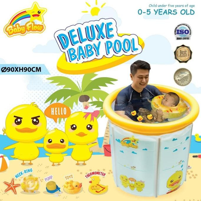 HARGA DISC - Kolam Bayi Baby Spa Baby Flow Duck Baby Pool Kolam Renang Bayi 90