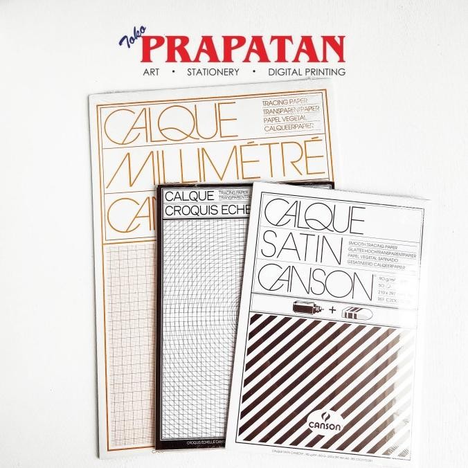 

Canson Calque Tracing Paper Croquis Millimetre Satin