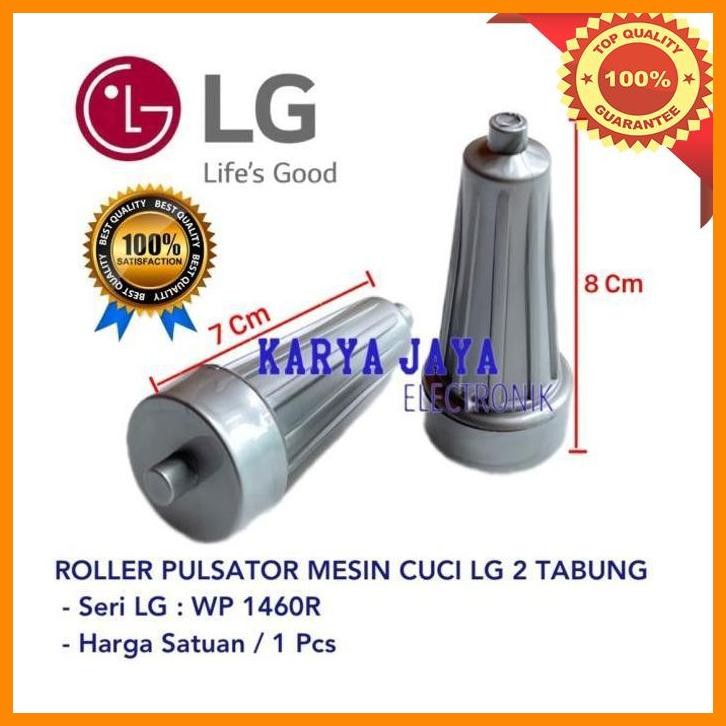 [KJE] ROLLER PULSATOR MESIN CUCI LG SERI WP 1460R / RODA MESIN CUCI LG 2 TABUNG