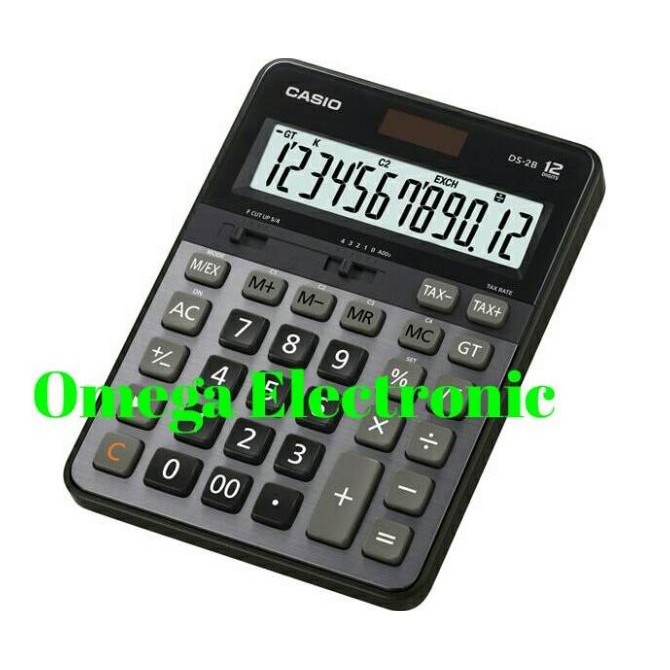 

BEBAS ONGKIR - Casio Heavy Duty Calculator DS-2B - Kalkulator Kantor Office DS 2 B 12