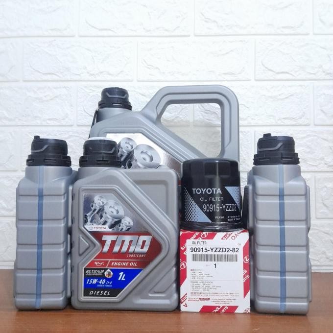 paket oli tmo diesel 15w-40+filter oli innova/fortuner/reborn/hilux