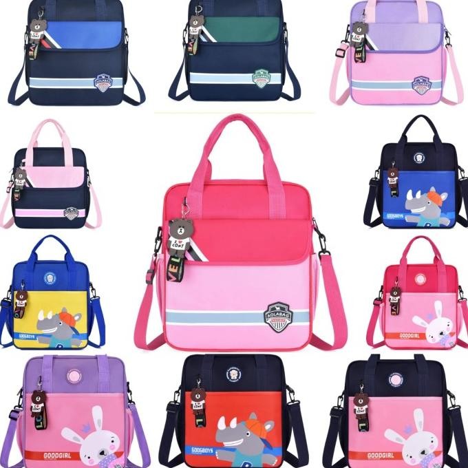 Laris Tas Selempang Anak Laki Laki Perempuan Tas Sekolah Les Kursus Ta0020