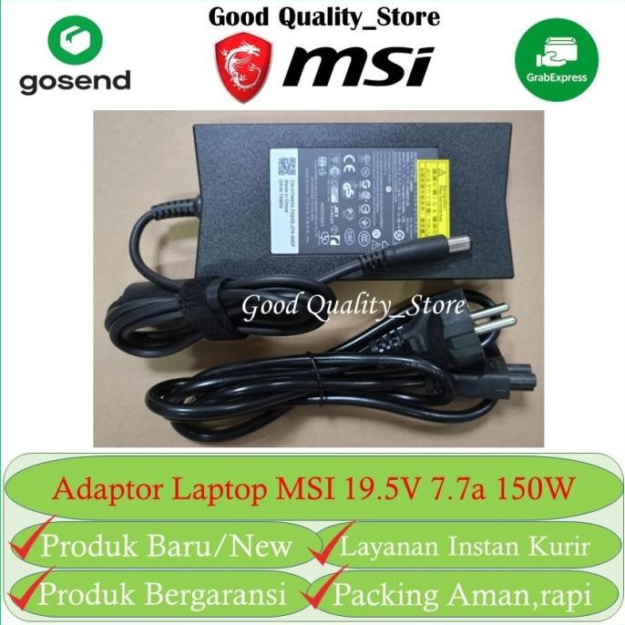 Adaptor Charger Laptop Msi 19.5V 7.7A 150W Original New Stok