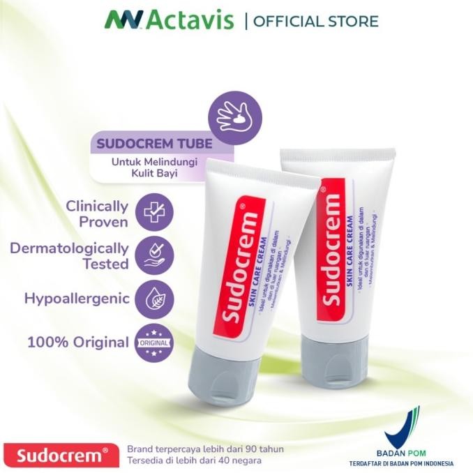 Grosir Sudocrem Skin Care Cream 30 Gr - (Twin Pack) Krim Perawatan Kulit Bayi Untuk Ruam Pipi, Biang