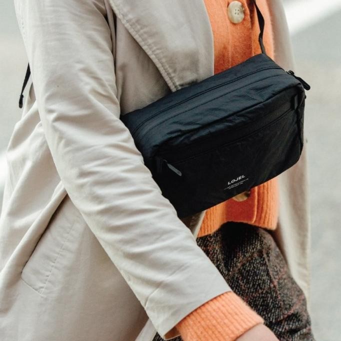 Grosir Lojel Slash Shoulder Pack - Matte Black