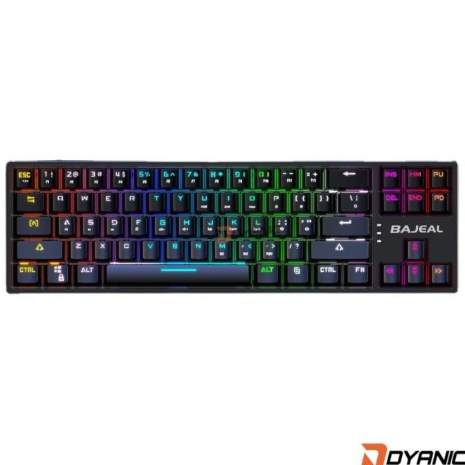 BEBAS ONGKIR - BAJEAL K71 Mechanical Keyboard RGB Side Effect - 71 Keys ( Hotswap )