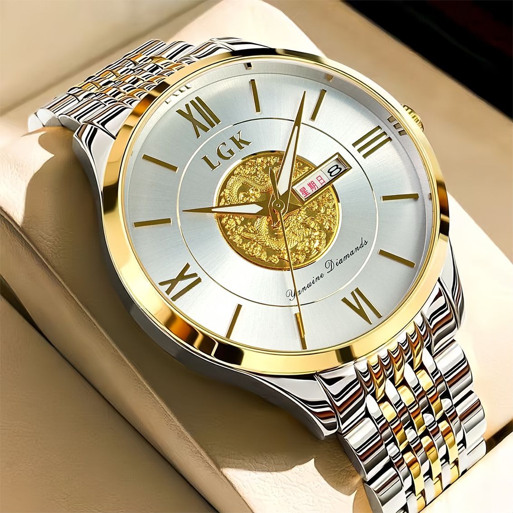 Jam Tangan Mekanik Swiss Sepenuhnya Otomatis untuk Pria Tourbillon Tahan Air Bercahaya Jam Tangan Ka