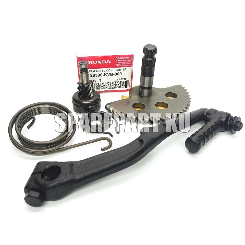 (Hemat) Paket Komplit Honda Beat Karbu Starter Kasar Vario Spacy Scoopy / As Slah + Engkolan + Gigi 