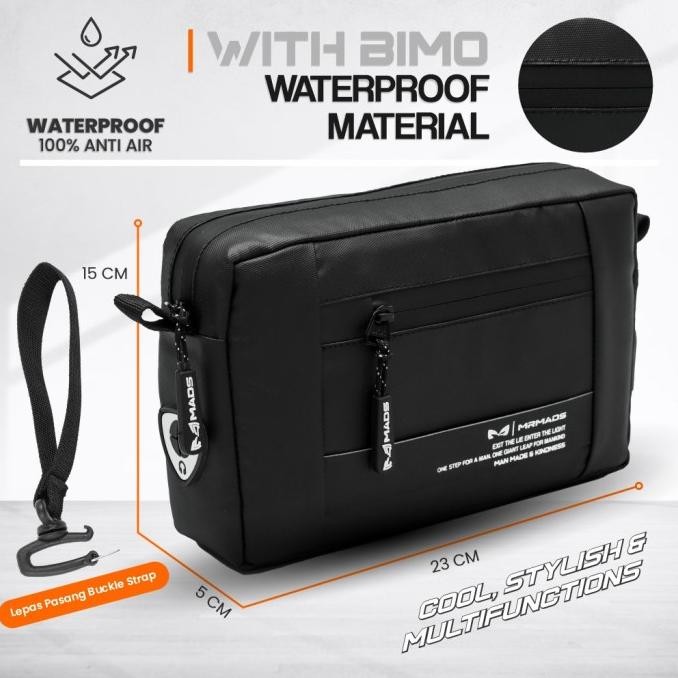 Grosir Clutch Bag Kepler Pouch Pria Wanita Hand Bag Waterproof - Mr Mads