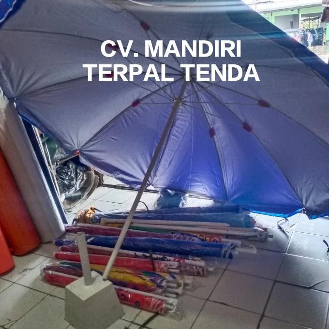 Murah tenda payung jumbo 2 lapis payung pantai/ kafe payung bazar DM. 260 Non COD
