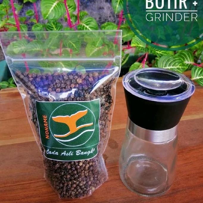 

Promo PAKET LADA BUTIR HITAM 100 GR+ BOTOL GRINDER MANUAL COD