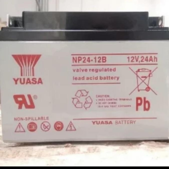Murah 12V 24AH VRLA BATTERY YUASA Non COD