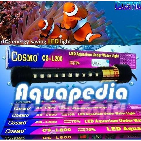 Promo Cosmo Cs-L1000 Merah Lampu Led 100Cm Aquarium Lighting