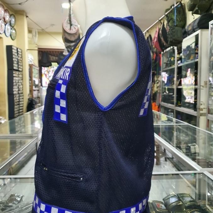 Rompi Jaring Tukang Parkir | Rompi Jaring Parkir Biru | Rompi Parkir Jaring New Stok