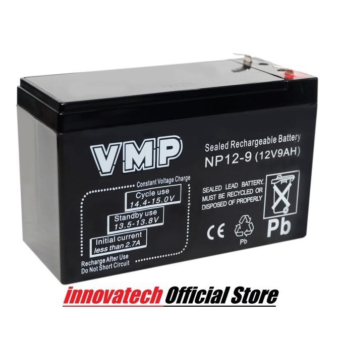 Murah VMP Battery NP12-9 NP129 12VOLT 9AH 9AMPERE Non COD