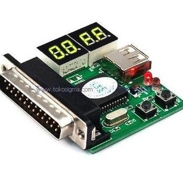 DB25 M - USB 4-Digit PC Analyzer Diagnostic Card Motherboard